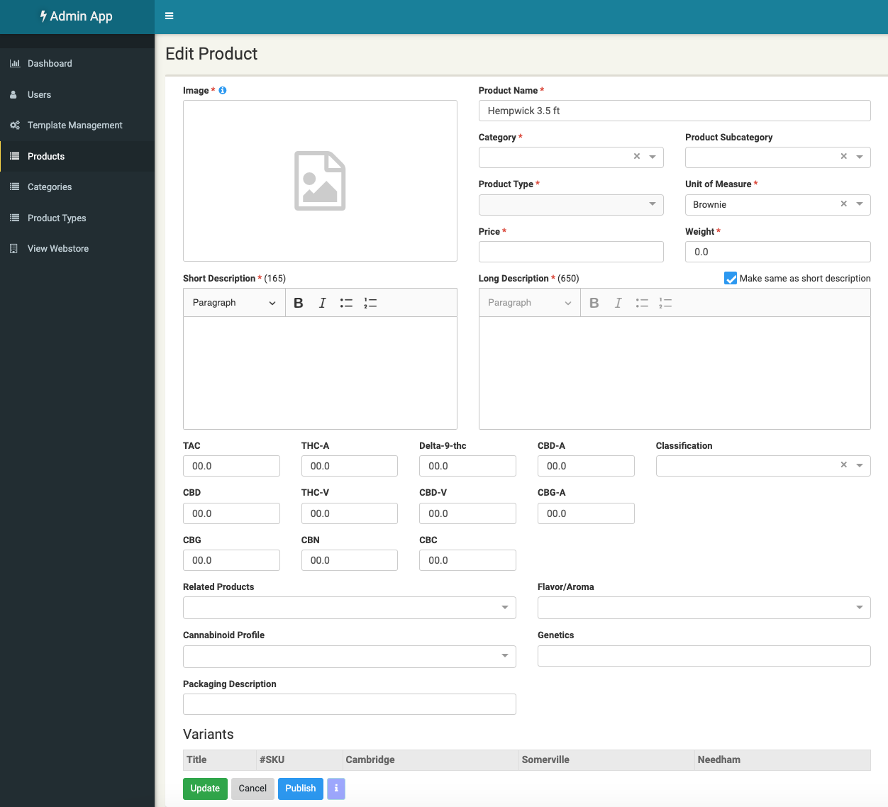 Inventory Admin App